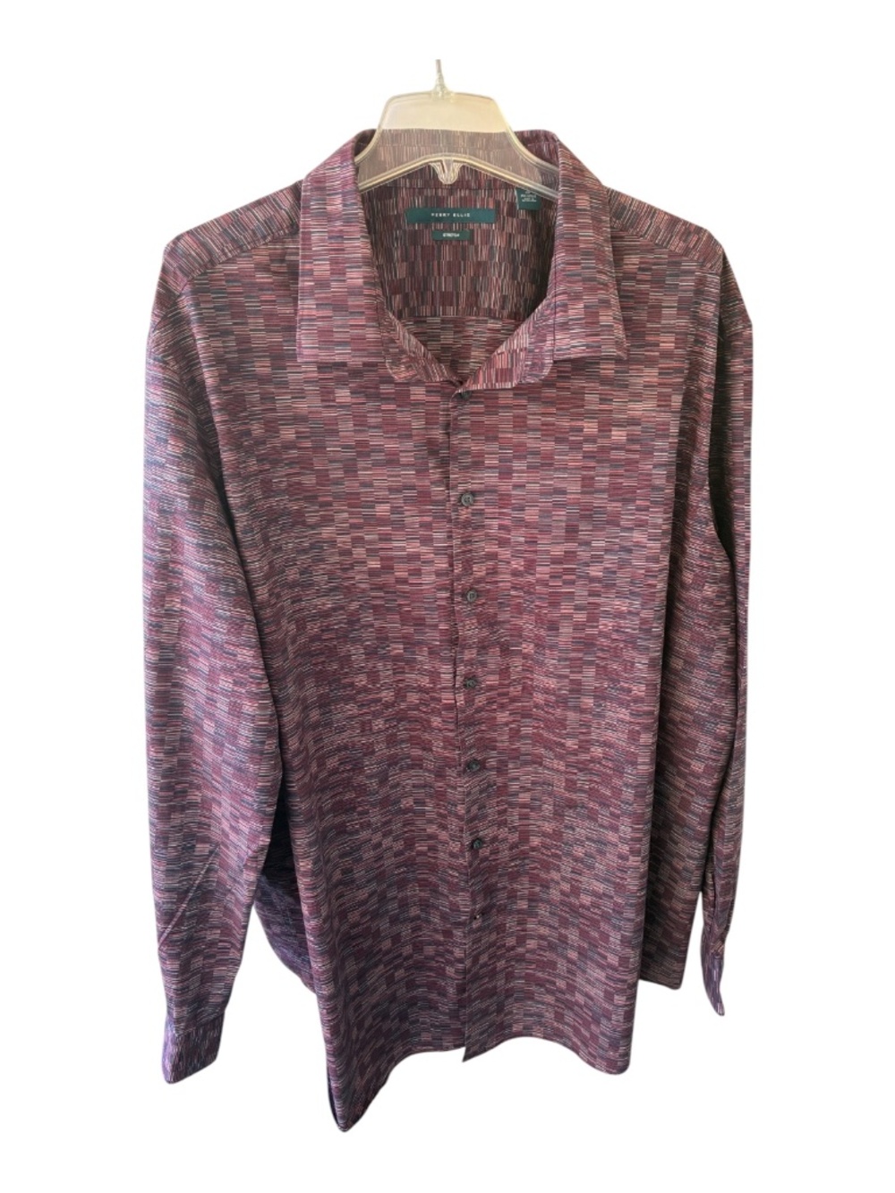 Men's Perry Ellis Printed Button up Shirt-Size 3x